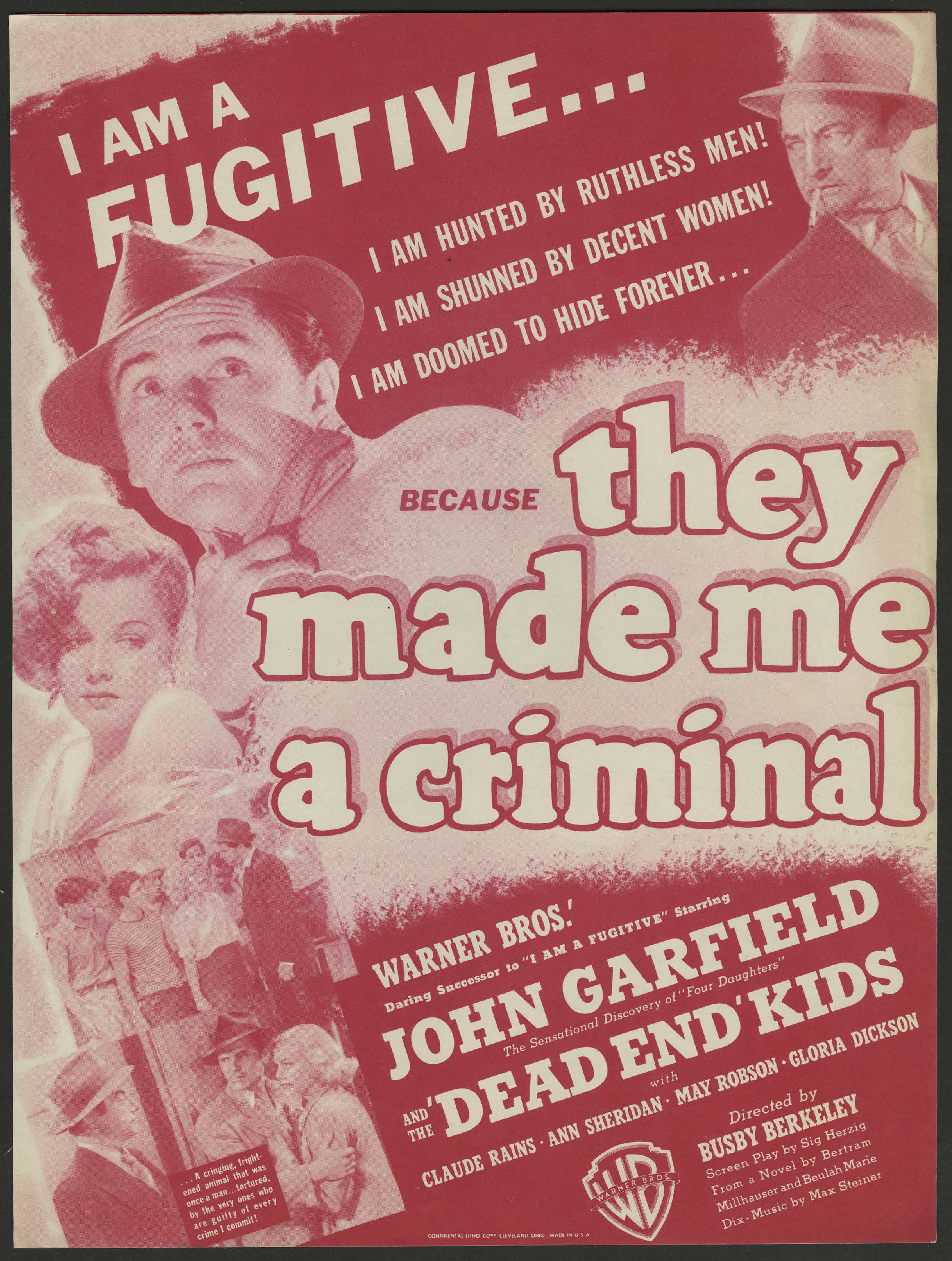 They Made Me a Criminal 1939 - Full Cast Crew - IMDb